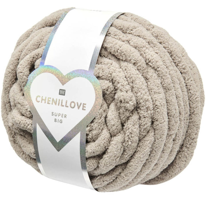 Rico Design 002 - Natur Rico Design Chenillove Super Big Lieblingsgarn