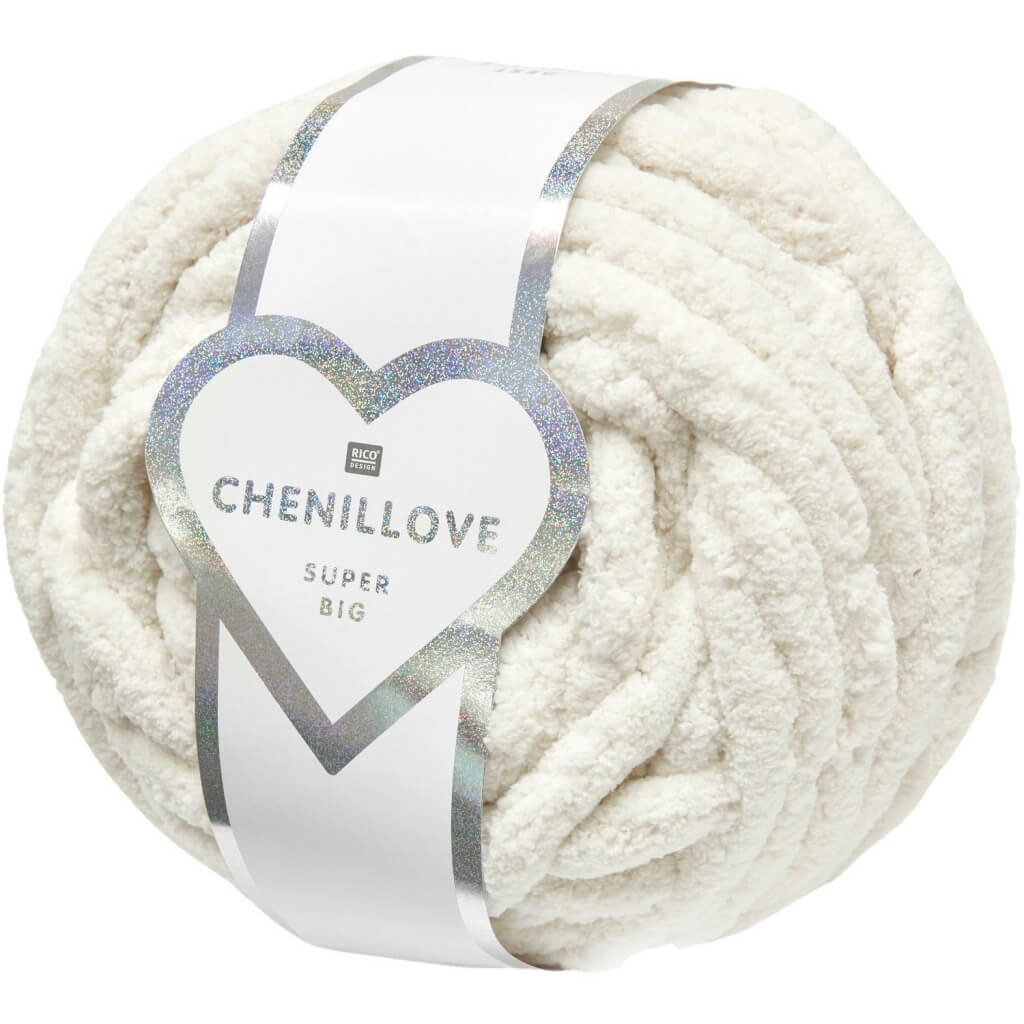 Rico Design 001 - Creme Rico Design Chenillove Super Big Lieblingsgarn