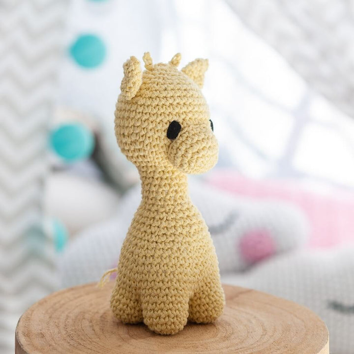 Hoooked DIY Amigurumi Giraffe Ziggy Popcorn bei bei bei bei Lieblingsgarn