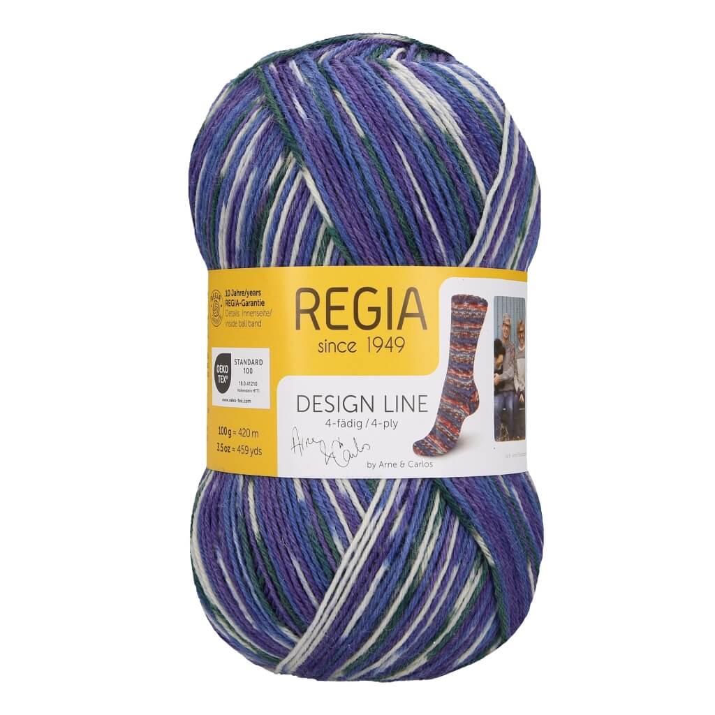 Schachenmayr Regia Design Line, Farbe 3892 Oksfjord – Polyamid, Schurwolle und Wolle bei Lieblingsgarn