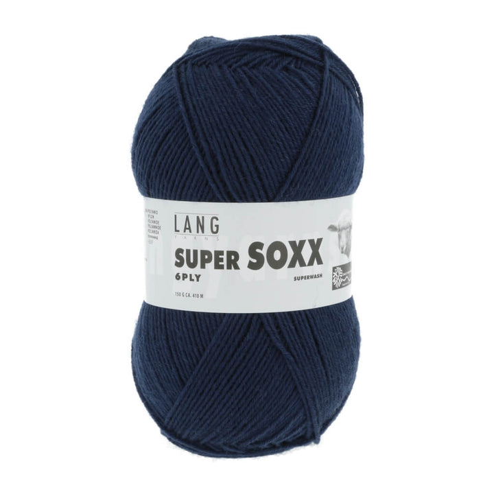 Lang Yarns 907.0025 - Navy Lang Yarns Super Soxx 6-fach - 150g Lieblingsgarn
