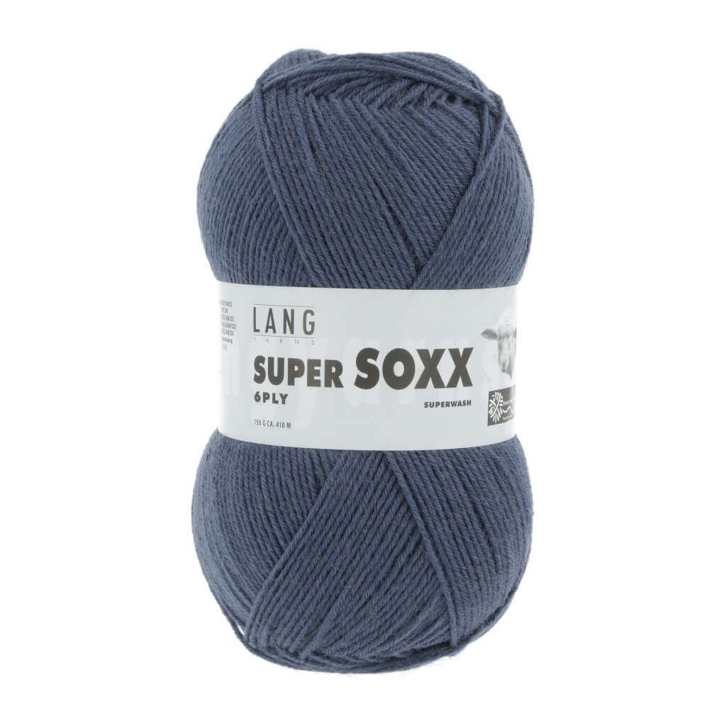 Lang Yarns 907.0034 - Jeans Lang Yarns Super Soxx 6-fach - 150g Lieblingsgarn