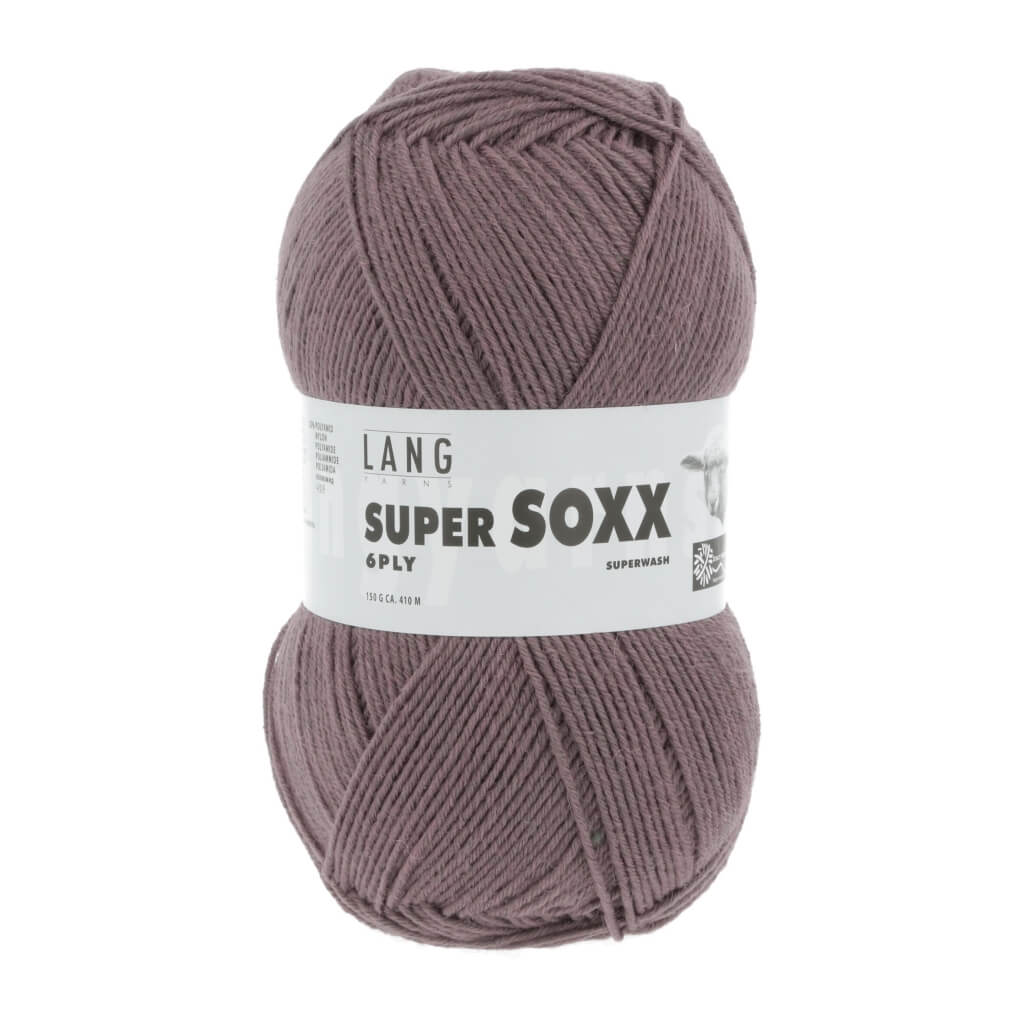 Lang Yarns 907.0048 - Altrosa Lang Yarns Super Soxx 6-fach - 150g Lieblingsgarn