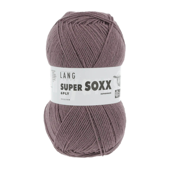 Lang Yarns 907.0048 - Altrosa Lang Yarns Super Soxx 6-fach - 150g Lieblingsgarn