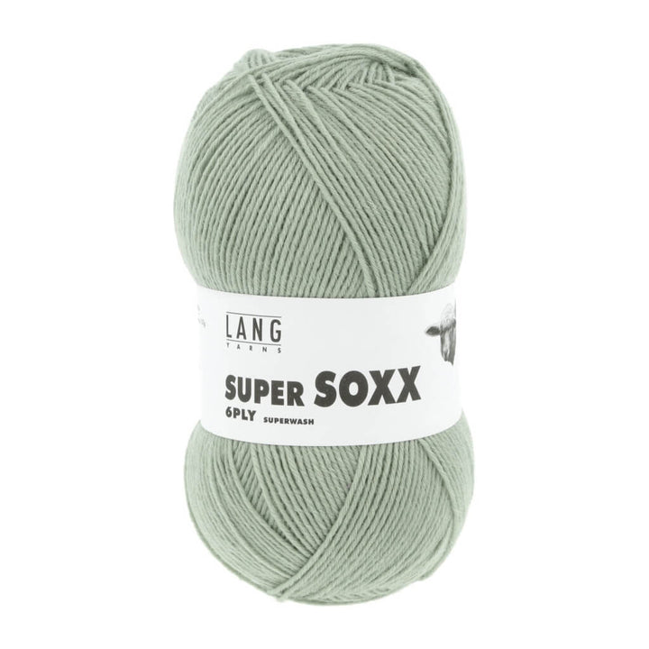 Lang Yarns 092 - Salbei Lang Yarns Super Soxx 6-fach - 150g Lieblingsgarn