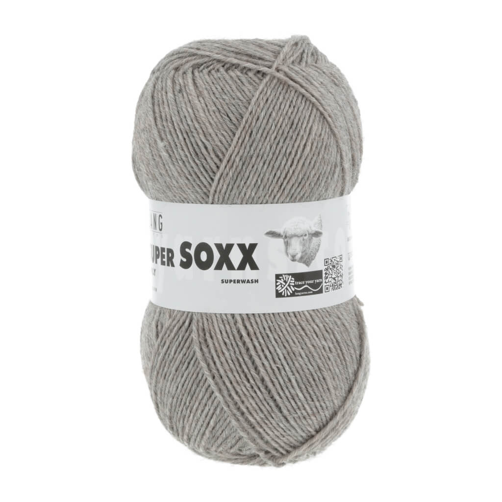 Lang Yarns 907.0096 - Beige Mélange Lang Yarns Super Soxx 6-fach - 150g Lieblingsgarn