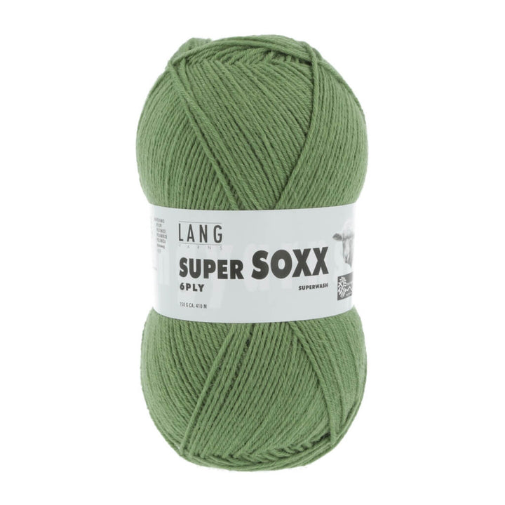Lang Yarns 907.0198 - Olive Hell Lang Yarns Super Soxx 6-fach - 150g Lieblingsgarn