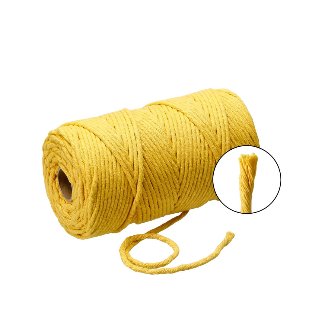 Lieblingsgarn Yellow Ochre Filani Lieblingsgarn - Makramee Garn 3 mm x 130 m Lieblingsgarn