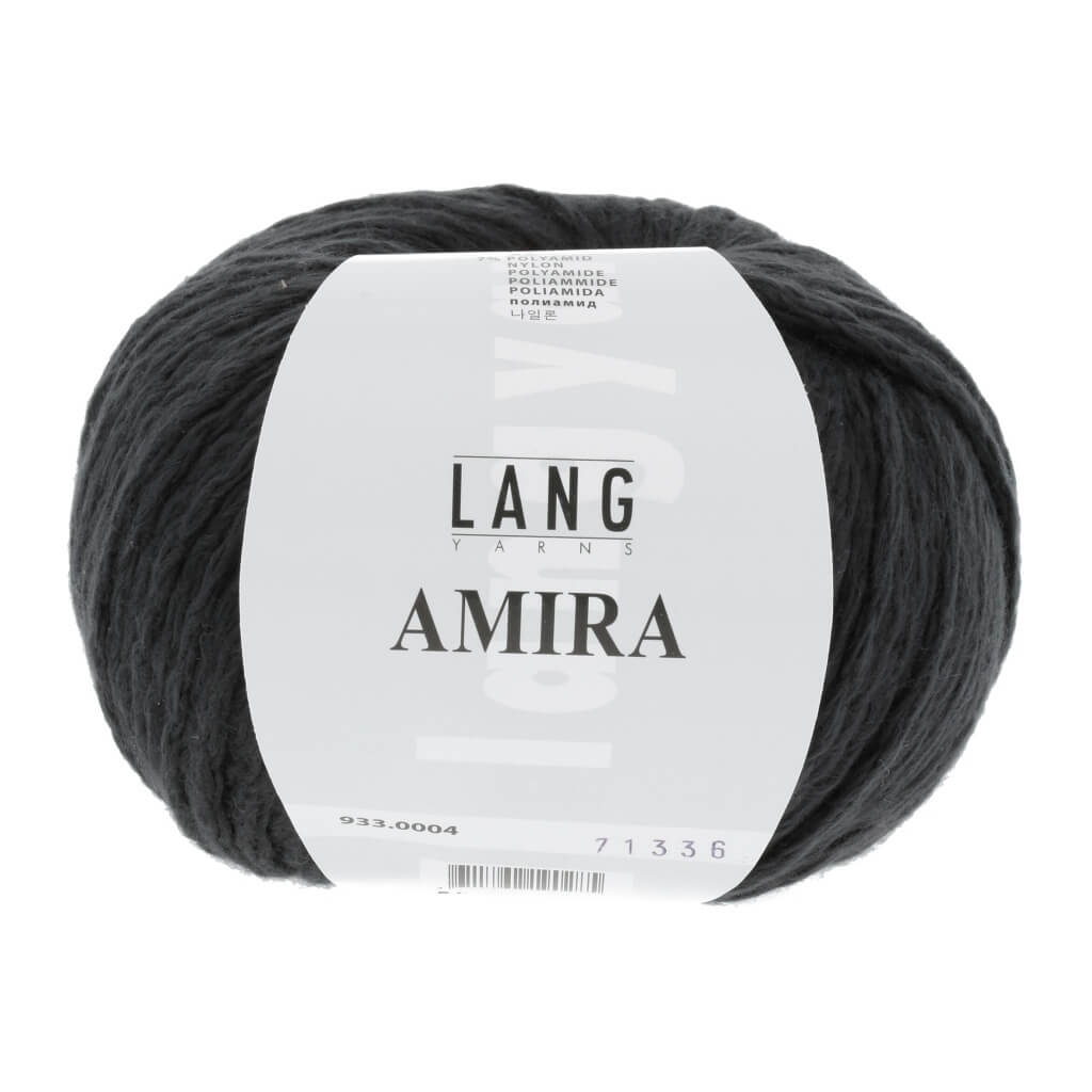 Lang Yarns Amira, Farbe 933.0004 Schwarz – Baumwolle und Polyamid bei Lieblingsgarn