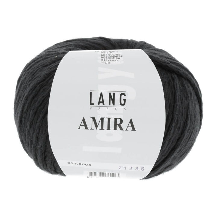 Lang Yarns Amira, Farbe 933.0004 Schwarz – Baumwolle und Polyamid bei Lieblingsgarn