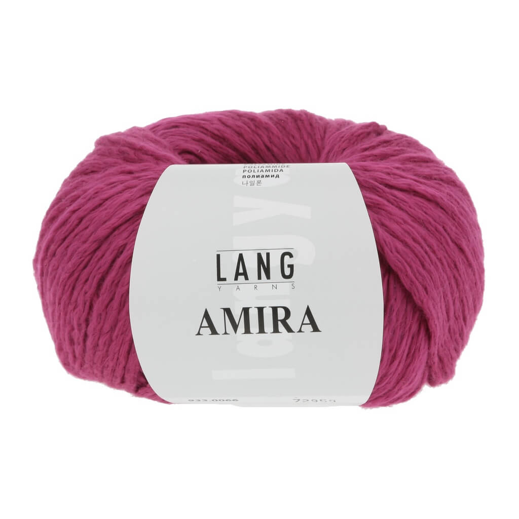 Lang Yarns Amira, Farbe 933.0066 Fuchsia – Baumwolle und Polyamid bei Lieblingsgarn