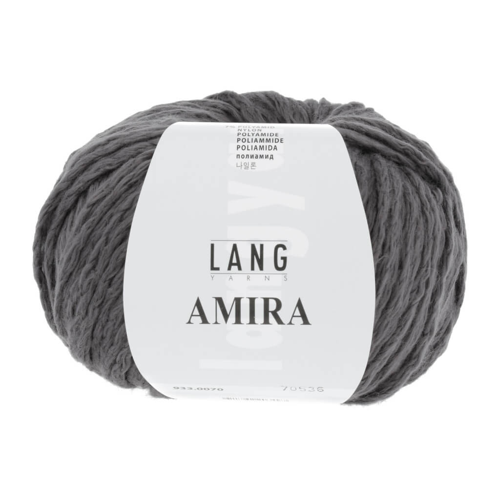 Lang Yarns Amira, Farbe 933.0070 Anthrazit – Baumwolle und Polyamid bei Lieblingsgarn