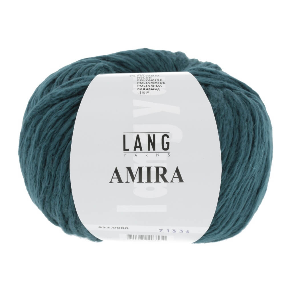 Lang Yarns Amira, Farbe 933.0088 Petrol – Baumwolle und Polyamid bei Lieblingsgarn