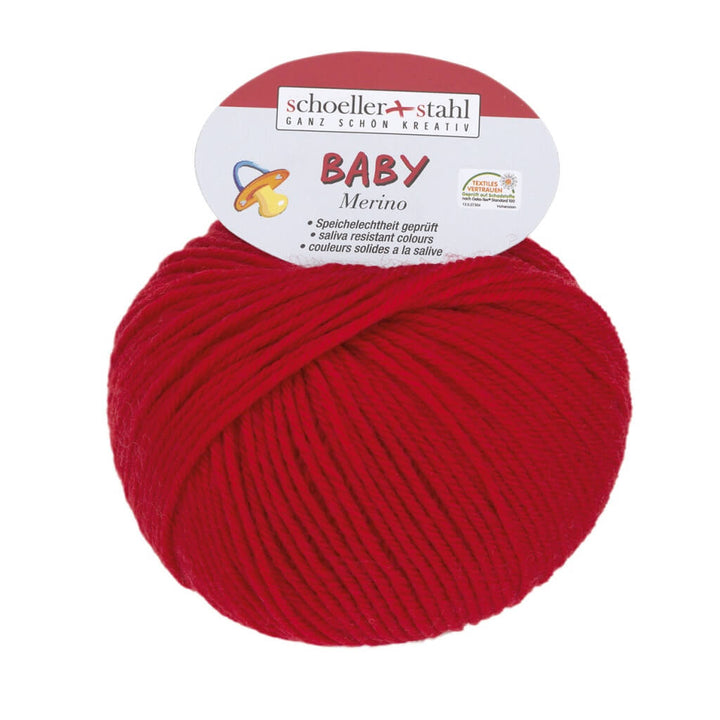 Schoeller + Stahl Schoeller+Stahl Baby Merino, Farbe 3918 Rot – Merino und Schurwolle bei Lieblingsgarn