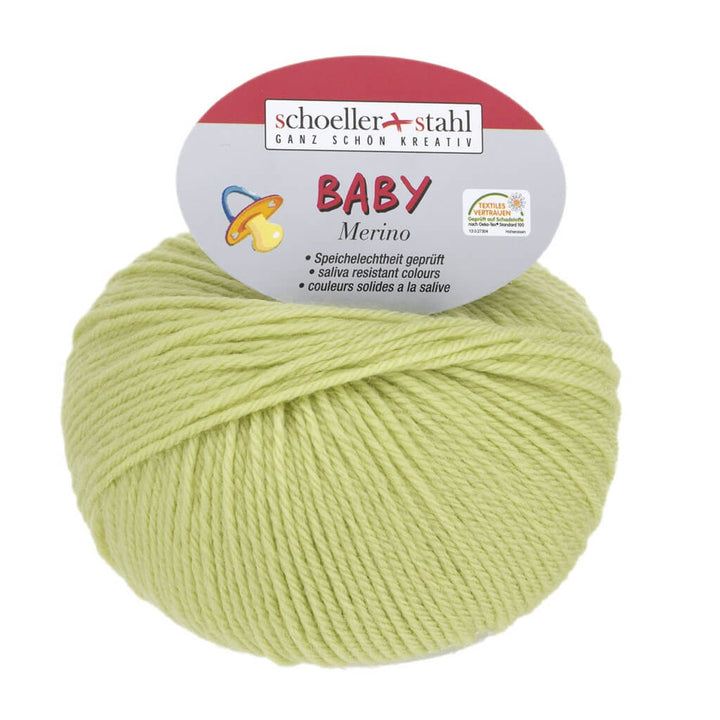Schoeller + Stahl Schoeller+Stahl Baby Merino, Farbe 3939 Kiwi – Merino und Schurwolle bei Lieblingsgarn
