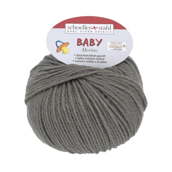 Schoeller + Stahl Schoeller+Stahl Baby Merino, Farbe 3946 Grau – Merino und Schurwolle bei Lieblingsgarn