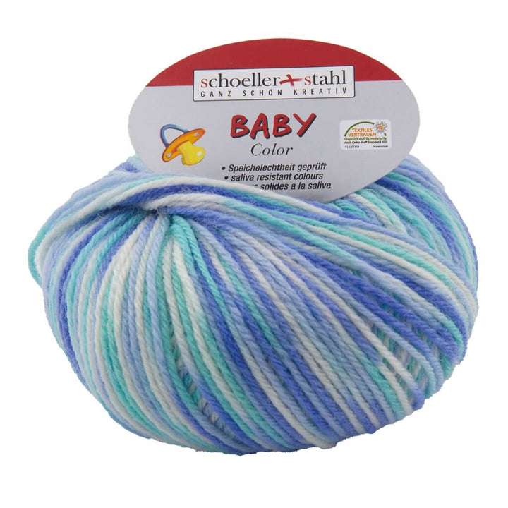 Schoeller + Stahl Schoeller+Stahl Baby Merino Color 25g, Farbe 3993 Bleu Color – Merino und Schurwolle bei Lieblingsgarn
