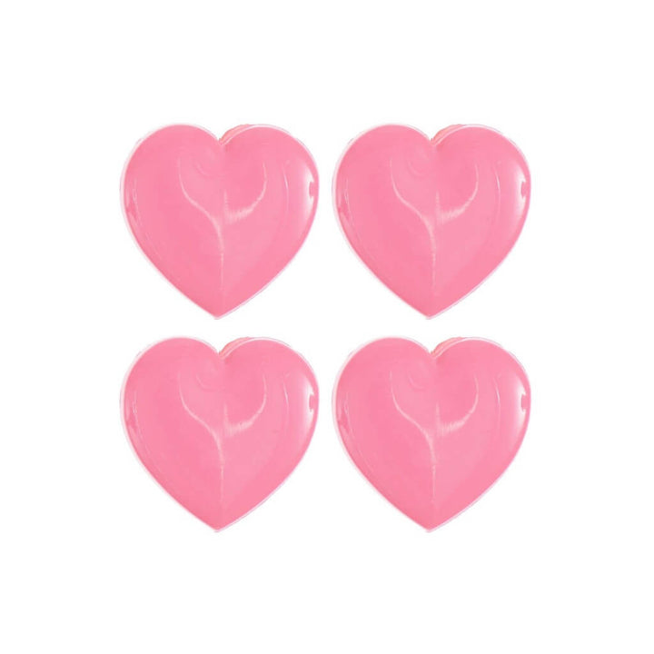 Rico Design Knöpfe Herz 4 Stk. 1,5cm, Farbe Pink – Kunststoff bei Lieblingsgarn