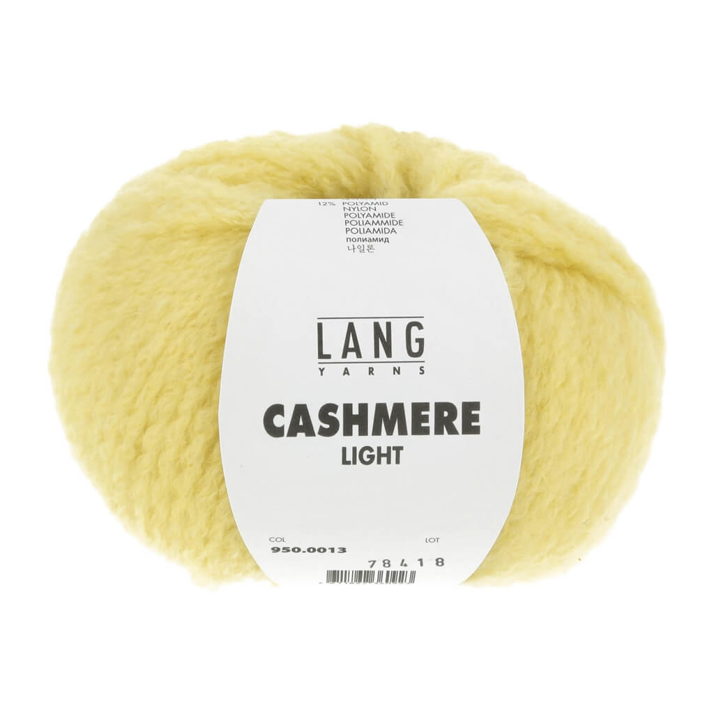 Lang Yarns 013 - Hellgelb Lang Yarns Cashmere Light - 25g Kaschmir Wolle Lieblingsgarn