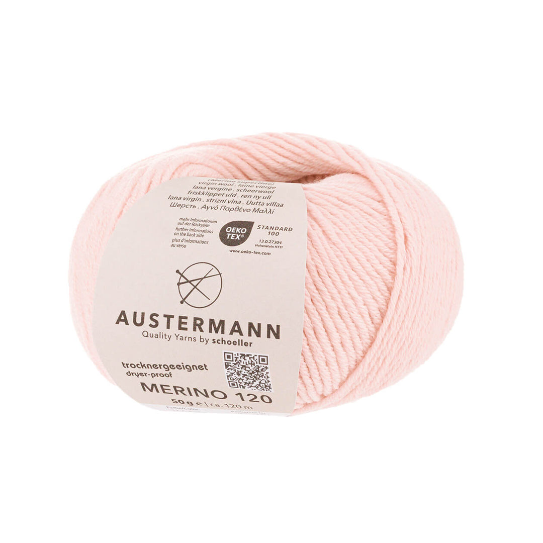 Austermann Merino 120, Farbe 166 Puder – Merino und Schurwolle bei Lieblingsgarn
