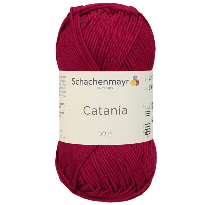 Schachenmayr 192 - Weinrot Schachenmayr Catania Originals - Baumwollgarn Lieblingsgarn