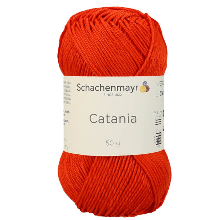 Schachenmayr 390 - Tomate Schachenmayr Catania Originals - Baumwollgarn Lieblingsgarn