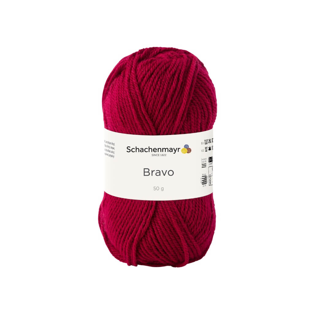 Schachenmayr 8222 - Weinrot Schachenmayr Bravo Originals Lieblingsgarn