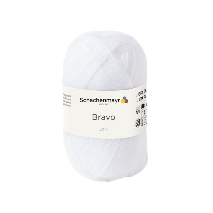 Schachenmayr 8224 - Weiß Schachenmayr Bravo Originals Lieblingsgarn