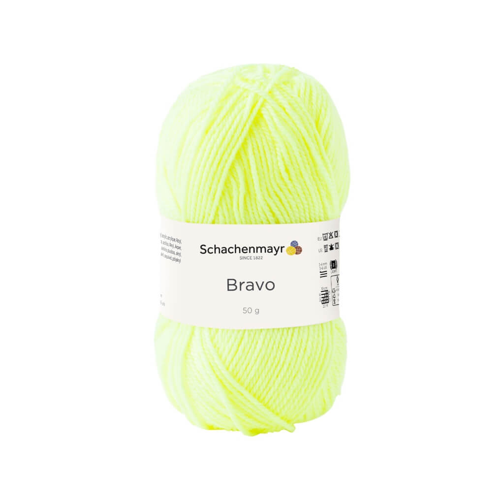 Schachenmayr 8232 - Neon Gelb Schachenmayr Bravo Originals Lieblingsgarn