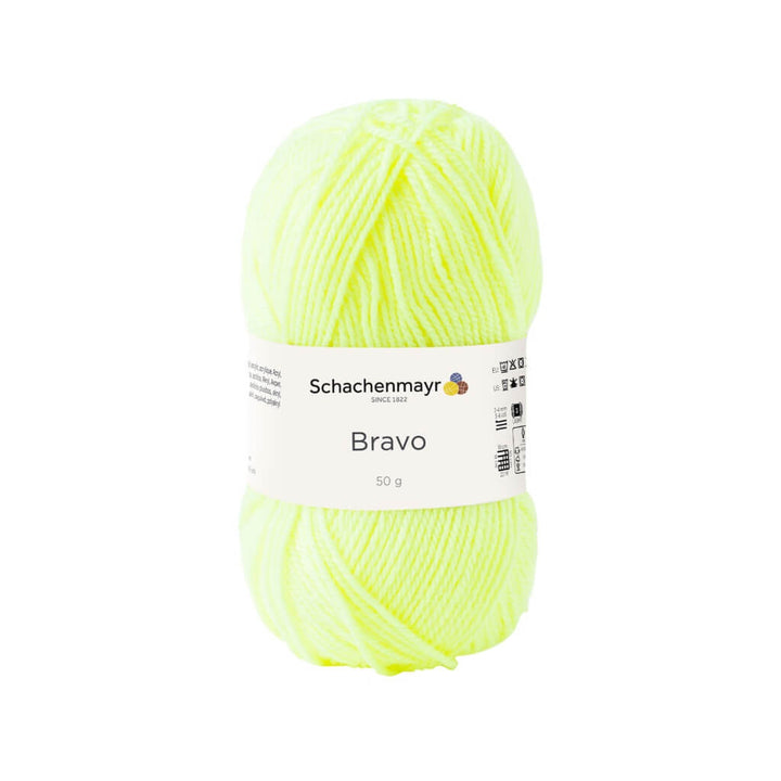 Schachenmayr 8232 - Neon Gelb Schachenmayr Bravo Originals Lieblingsgarn