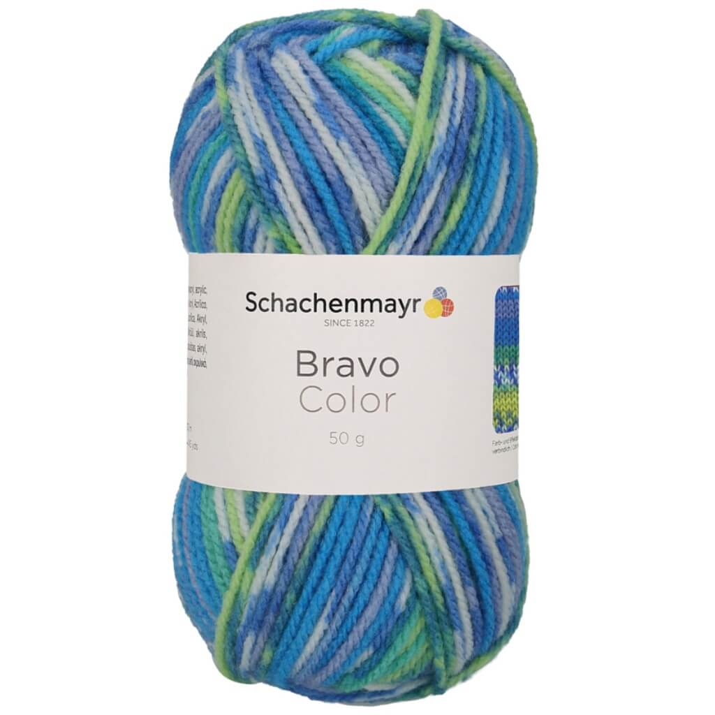 Schachenmayr Bravo Originals Color 2080 - Aqua Jacquard bei bei bei bei Lieblingsgarn