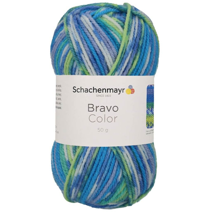 Schachenmayr Bravo Originals Color 2080 - Aqua Jacquard bei bei bei bei Lieblingsgarn