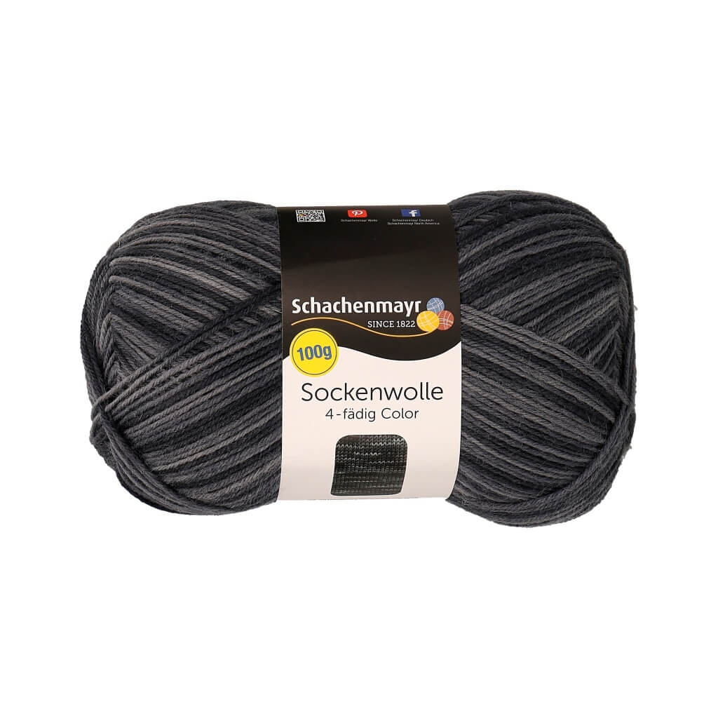 Schachenmayr 189 - Anthrazit Color Schachenmayr Sockenwolle Color 100g Lieblingsgarn