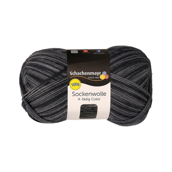 Schachenmayr 189 - Anthrazit Color Schachenmayr Sockenwolle Color 100g Lieblingsgarn