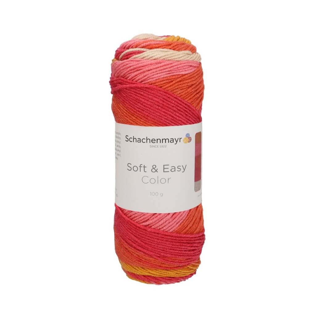 Schachenmayr Soft &amp; Easy Color, Farbe 95 Sunset Color – Polyacryl bei Lieblingsgarn