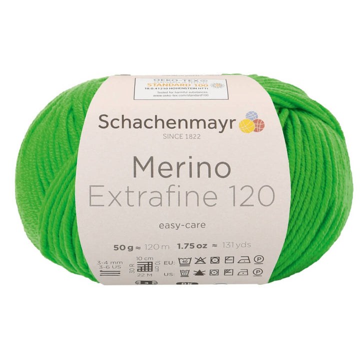 Schachenmayr 170 - Wiesengrün Schachenmayr Merino Extrafine 120 - Merinogarn Lieblingsgarn