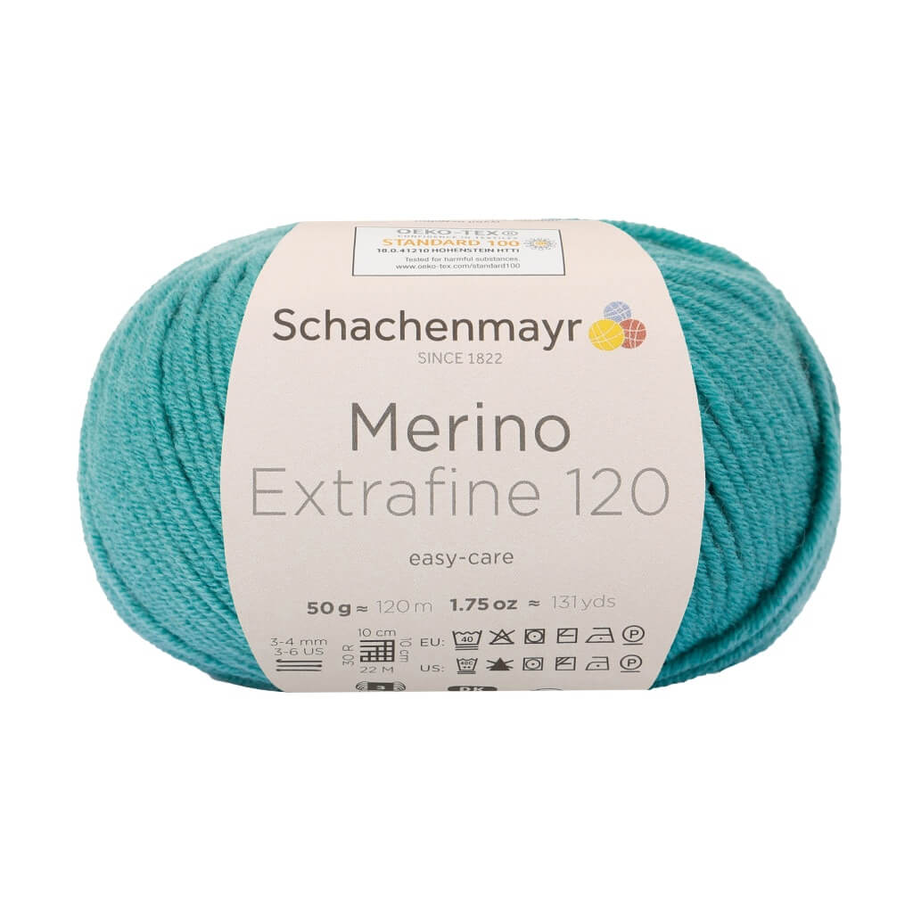 Schachenmayr 176 - Meergrün Schachenmayr Merino Extrafine 120 - Merinogarn Lieblingsgarn