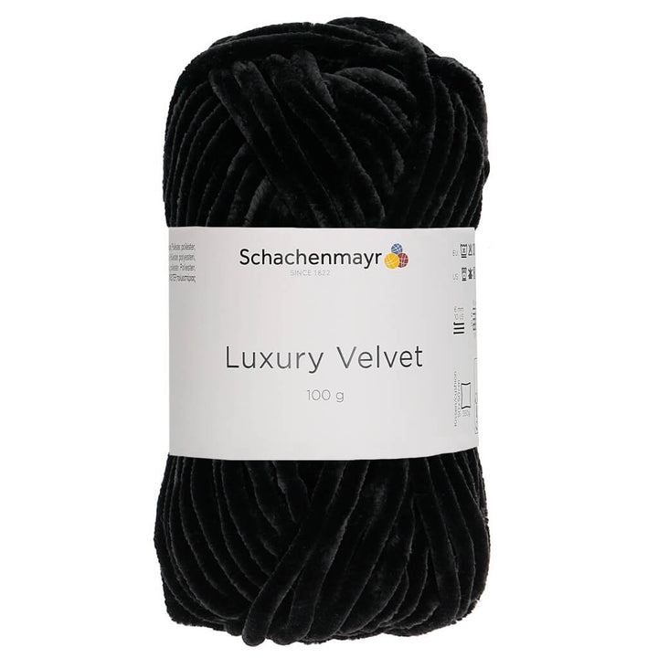 Schachenmayr Luxury Velvet 100g, Farbe 99 Black Sheep – Polyester bei Lieblingsgarn