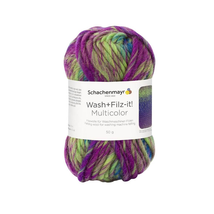 Schachenmayr 224 - Karibik Multicolor Schachenmayr Wash+Filz-it! Multicolor Filzwolle 50g bei bei bei bei Lieblingsgarn