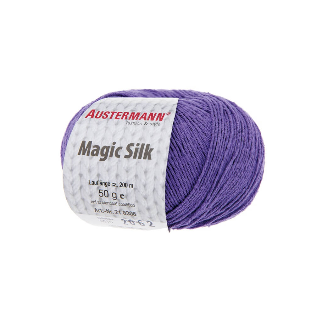 Austermann Magic Silk Uni 50g, Farbe 15 Lavendel – Seide bei Lieblingsgarn