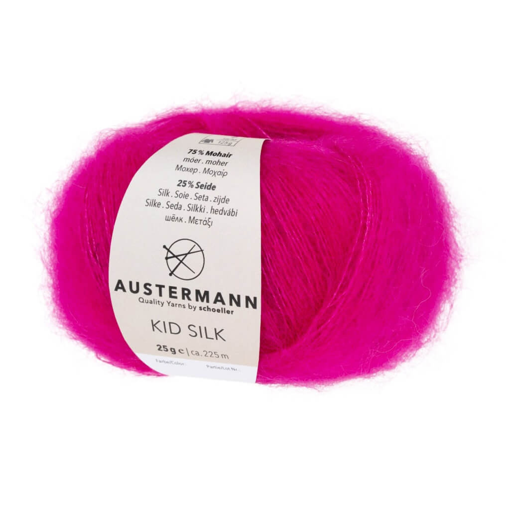 Austermann Kid Silk 25g, Farbe 43 Cyclam – Mohair und Seide bei Lieblingsgarn