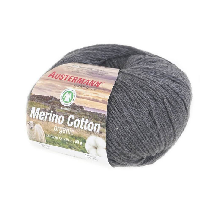 Austermann 18 - Dunkelgrau Austermann Merino Cotton 50g Lieblingsgarn