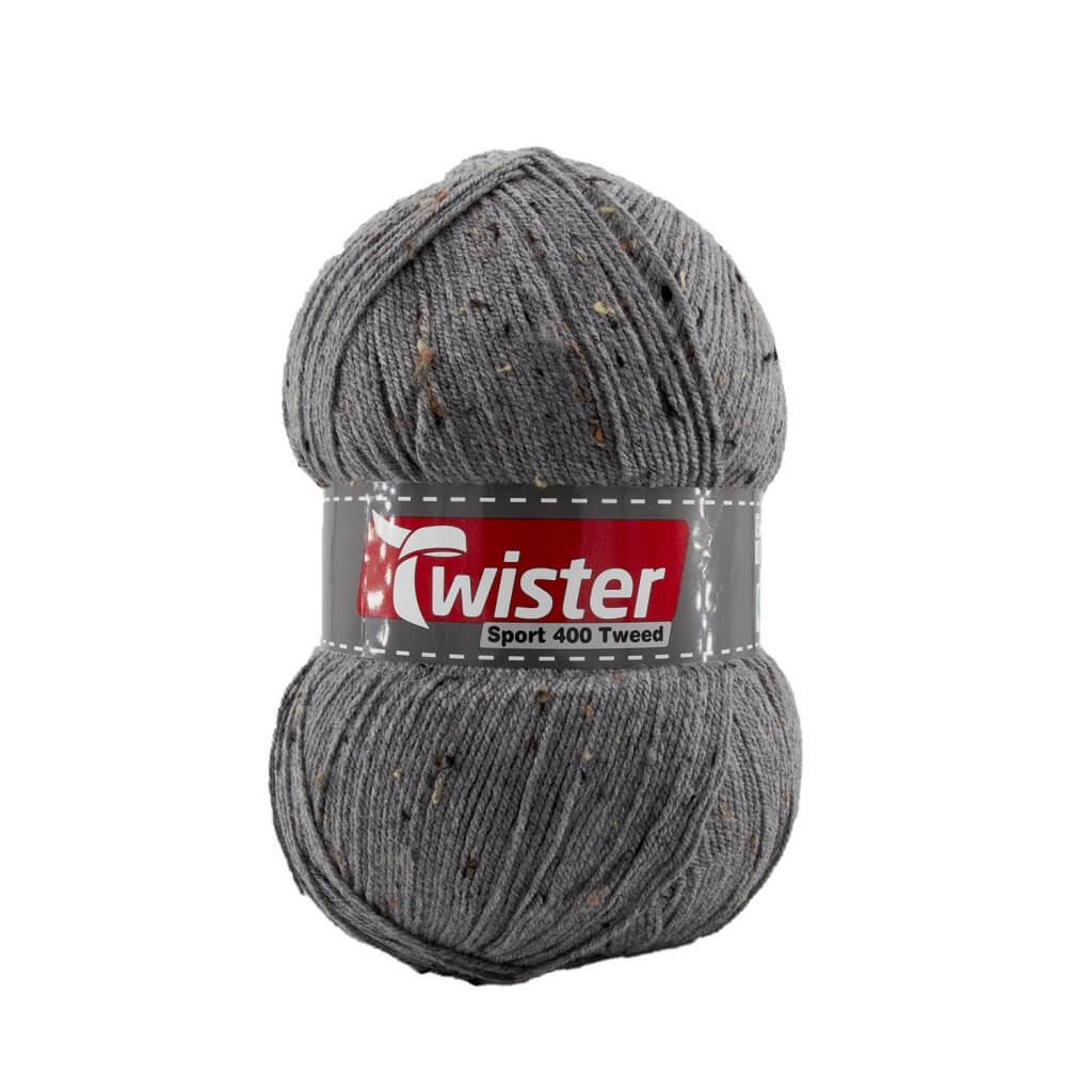 Twister Sport 400, Farbe 2 Grau – Polyacryl bei Lieblingsgarn