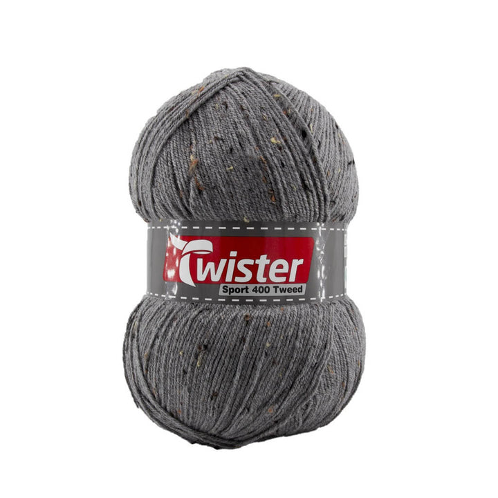 Twister Sport 400, Farbe 2 Grau – Polyacryl bei Lieblingsgarn