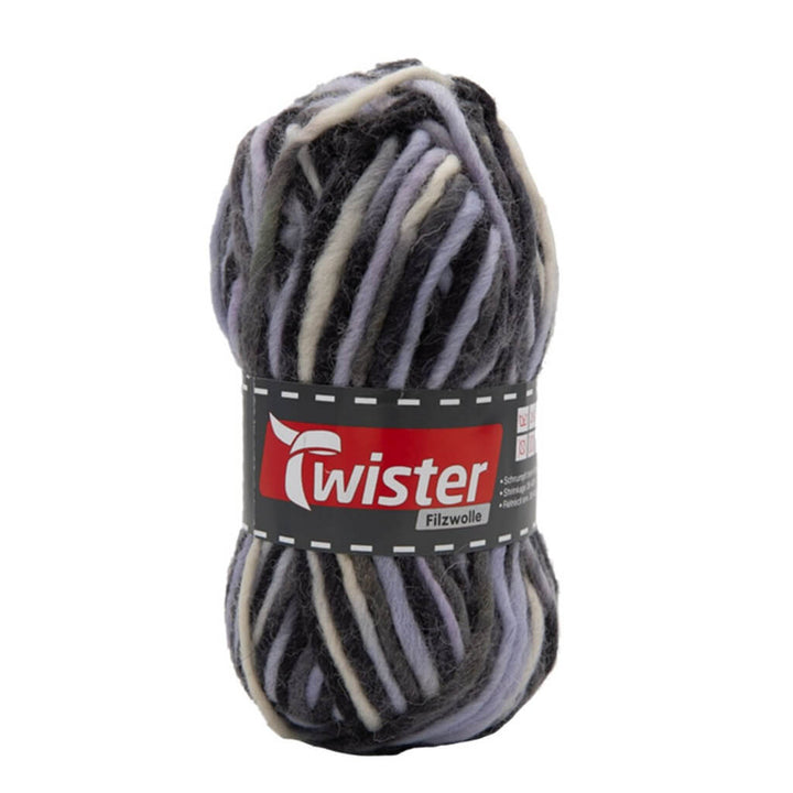 Twister 115 - Granit Twister Filzwolle Color 50g Lieblingsgarn
