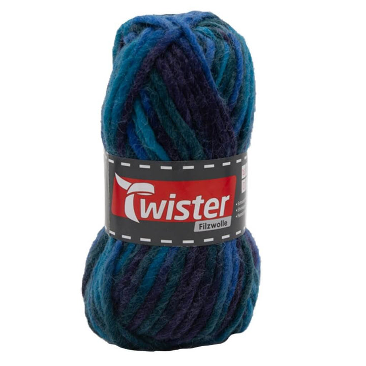 Twister 154 - Lagune Twister Filzwolle Color 50g Lieblingsgarn
