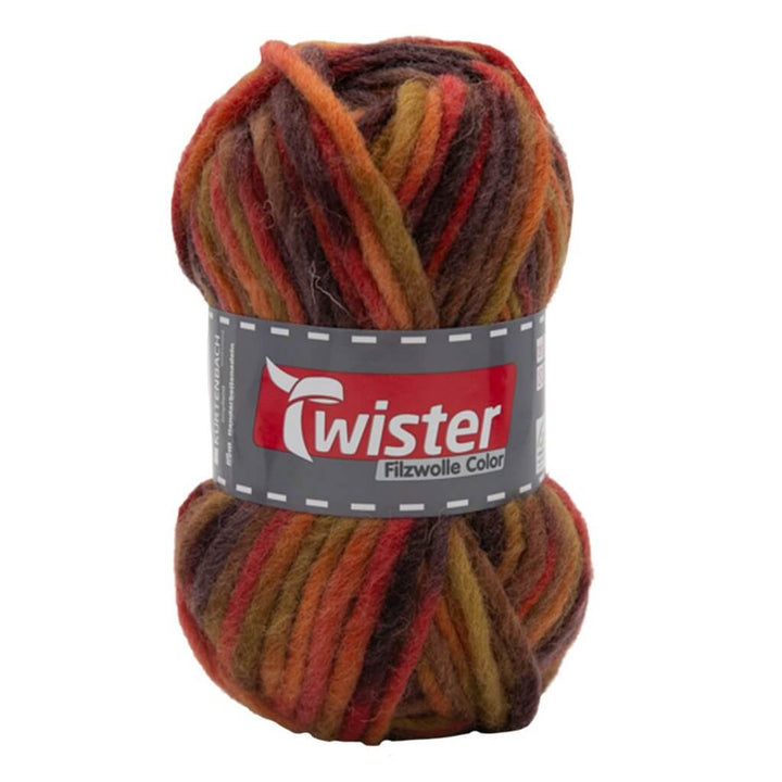 Twister 188 - Herbst Twister Filzwolle Color 50g Lieblingsgarn
