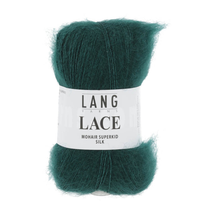 Lang Yarns 992.0018 - Dunkelgrün Lang Yarns Lace - 25g Mohair Wolle Lieblingsgarn