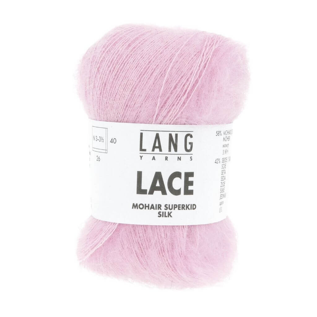 Lang Yarns 019 - Orchidee Lang Yarns Lace - 25g Mohair Wolle Lieblingsgarn