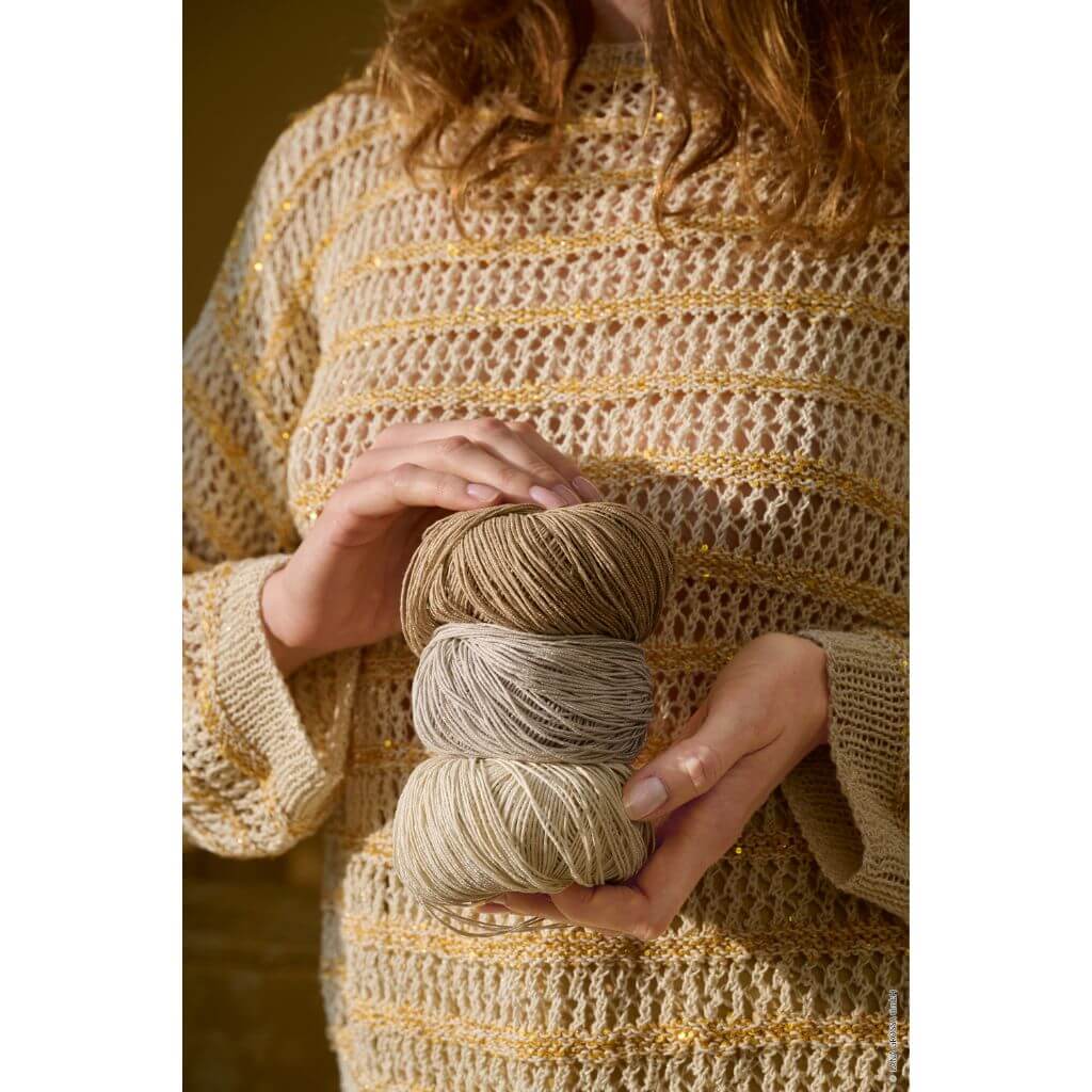 Lana Grossa Pattern Sommerpullover mit Mustermix Strickanleitung - Lana Grossa (Heft) bei bei bei bei bei Lieblingsgarn